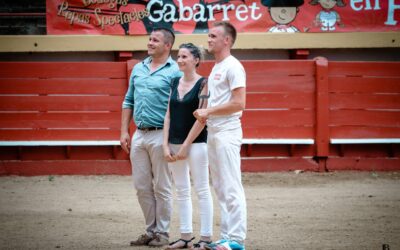 GABARRET, dans l’arène  en pays de Gabardan.